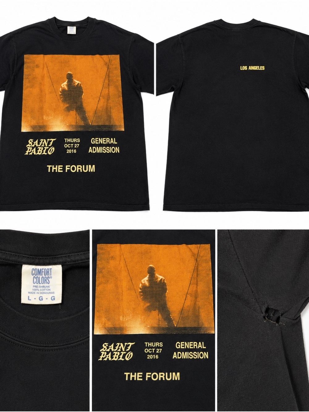 Yeezy Saint Pablo Concert Tee USED